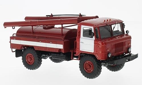 GAZ 66 AC-30, red/white, 0, Model Car, Ready-made, start Scale Models 1:43