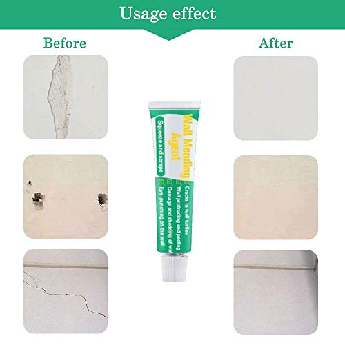Wall Spackle, Wall Mending Agent, Wall Mending Agent with Scraper