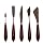 HCHWENH 6pcs Edelstahl Ölgemälde Messer Künstler Handwerk Spatel Paletten Messer