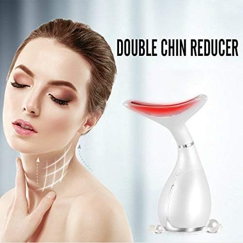 MEILYLA Wrinkle Remove Machine Double Chin Reducer Vibration Heating Neck Firming Skin Machine