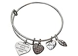 Best Friends Bracelets- Not Sisters By Blood But Sisters By Heart Bangle Bracelet- Friend Jewelry- Perfect Gift for Friends