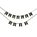 Graduation Party Decorations - Finally 2017 Banner - Graduate Photo Prop - Black and Gold