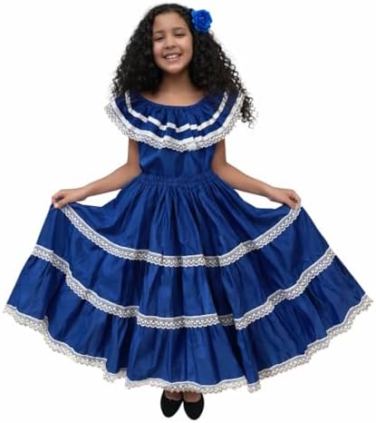 Nicaragua Traditional Fiesta Dress - Yellow XS at Amazon Women's Clothing store Nicaragua Traditional Fiesta Dress - Yellow XS at Amazon Women's Clothing store