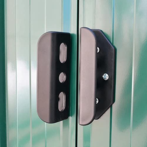 vidaXL Gartenschuppen mit 2 Entlüftungsöffnungen Schiebetür Gerätehaus Geräteschuppen Gartenhaus Schuppen Anthrazit… – Bild 5