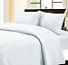 600 Thread Count Egyptian Cotton Solid White Full XL Sheet Set by Fab Linens #Exclusive