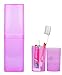 JAVOedge Purple Travel Toothbrush / Toothpaste Plastic Storage Box (Box Only) for Vacation , Business, Over Night