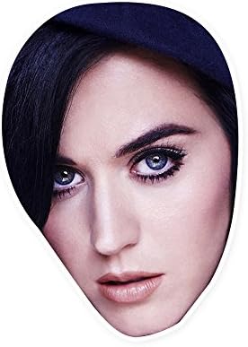 Unwelcome Greetings Cool Katy Perry Mask - Perfect for Halloween, Masquerade, Parties, Events, Festivals, Concerts - Jumbo Size Waterproof