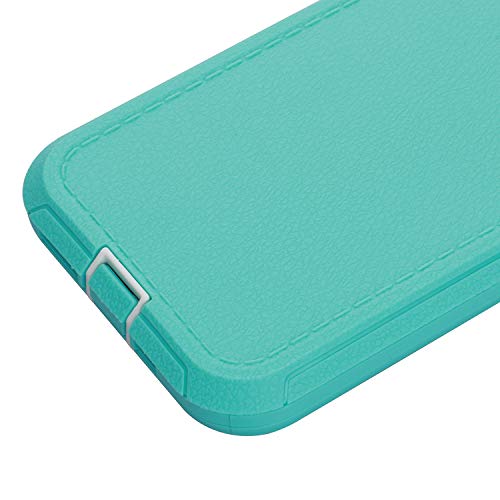 Co-Goldguard Case for iPhone 11 Pro,[NOT fit iPhone 11] Heavy Duty 3 in 1 Durable Cover with Screen Bumper Shockproof Drop-Proof Shell Cases for Apple iPhone 11 Pro 5.8 inch,White&Sky Blue