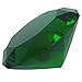 Treasure Gurus Giant Green Cut Glass Diamond-Shaped Crystal