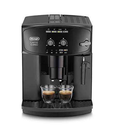 De'Longhi Caffé Corso ESAM 2600 Kaffeevollautomat mit Milchaufschäumdüse für Cappuccino, mit Espresso Direktwahltaste…
