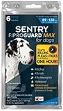 FiproGuard Max Flea and Tick Control for Dogs Up to 89 to 132-Pound, Blue