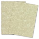 AGED Parchment Card Stock Paper 8-1/2-x-11-inches - 80lb Cover - 100 sheets per pack
