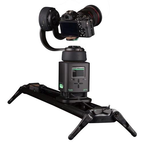 Syrp Genie 3-Axis Kit with 1x Genie and 2x Genie Mini Motion Control Systems, Includes 1C Link Cables, Sync Cable, Pan Tilt Bracket, 2.6" Magic Carpet Short Track with Carriage and End Caps