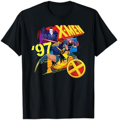 マーベル 限定Tシャツ Amazon.com: Marvel X-Men '97 Animated Series Rogue and Logo 2