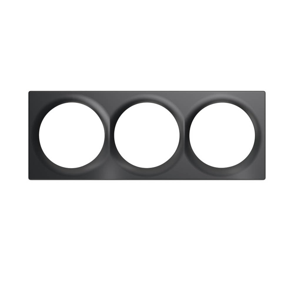 FIBARO Walli FG-Wx-PP-0004-8 Triple Cover Plate for Walli Devices Anthracite