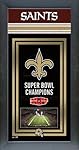 New Orleans Saints Framed Super Bowl Championship Banner