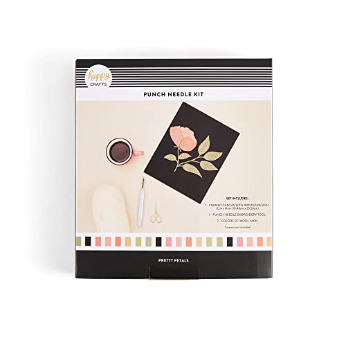 DIY PunchNeedle Kit, StepbyStep PunchNeedle Embroidery Kit with Pre