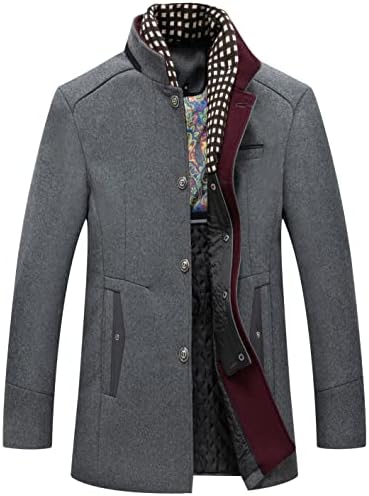 Amazon.com: Winter Warmer Lightweight Men's Classic Stand Collar