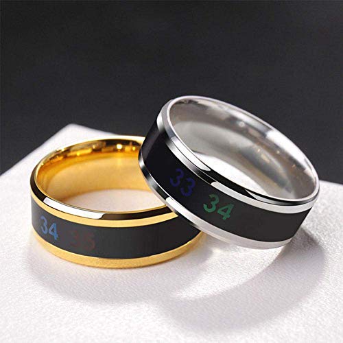 Temperature Monitor Rings, Digital Thermometer Body Temperature Sensor Smart Rings Wedding