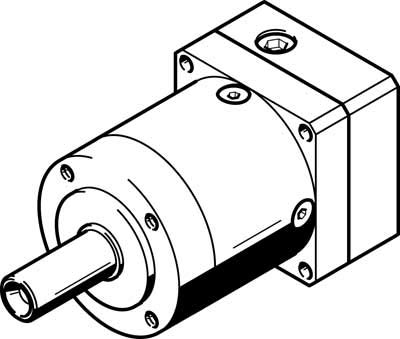 Festo 552186 Gear Unit, Model EMGA-40-P-G3-SAS-40