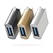 Satechi USB-C to USB-A Adapter, USBC Male to USBA 3.0 Female Connector, USBC to USBA Converter, Compatible with MacBook Pro/Air, iPad Pro/Air/Mini, for Type-C Laptops, Tablets, Phones (Gold)