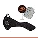 Pollution Mask By Dust Fighters With 3 Six Layered N99 air Filters Included | Sports Mask For Smoke, Gas, Dust, Smog, Pollen, Allergens, Particles And Fresh Air | Protective Outdoor Face Mask For Outd