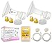Breast Pump Kit for Medela Pump in Style Advanced Breastpump. Includes 2 Tubing, 2 Breastshields (25 mm, Medium), 4 Valves, 6 Membranes; Replacement Kit for Medela Pump Parts, Made by Maymom primary