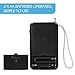 AM/FM Portable Radio, Geson AM FM 2-Band Pocket Radios Receiver Operated by 2 AA Batteries, Stereo Earphone Included