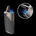 ZGAR Torch Cigar Lighter, 2 Jet Flame Butane Refillable Cigar Lighter with Punch, Gunmetal Gray