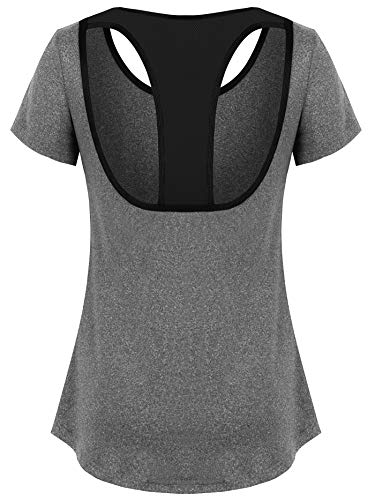 Ninedaily-Womens-Workout-Shirts-Open-Back-Yoga-Running-Fitness-Exercise-Tops
