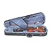 Mendini by Cecilio 1/4 Violin Set For Beginners - Hand Carved Acoustic Violins Kit - Fiddle Solid Wood Kit with Hard Case, Bow, Rosin, Shoulder Rest and Extra Strings