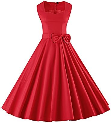 iLover Women's Classy Vintage Audrey Hepburn Style 1940's Rockabilly Evening Dress