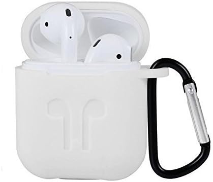 YCNEX Apple iPhone X AirPods Carrying Bag/Box Cover Case Rubber Silicone Cover Case for Apple iPhone X (Earphone’s) (Black Box) (White Box)