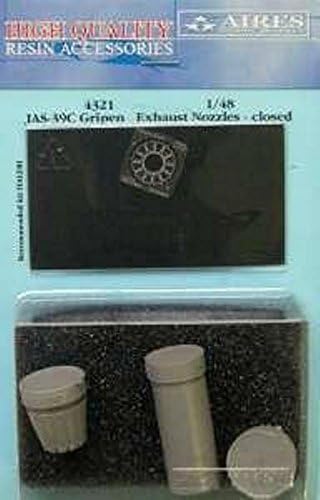 Aires 1:48 JAS-39C Gripen Exhaust Nozzle Closed Position for Italeri Kit #4321