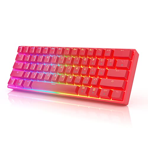 HK Gaming GK61 Mechanical Keyboard Blue Switches