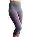 Bioflect® Capri Compression Leggings with Bioactive Fibers and Raised Massaging Knit for Support and Comfort - Black S/M