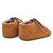 Voberry Baby Girl Boys Lace Up Sneakers Soft Soled Anti-Slip Toddler Shoes (6~12 Month, Brown)