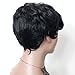 AIWEISE Human Hair Short Pixie Wigs for Black Women Short Human Hair Curly Wigs Short Black Wigs for African Americans