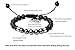 Bella.Vida Mens Womens Bracelet 8mm Natural Lava Stones Black Obsidian and Hematite Bead Therapy Adjustable Braided Bracelet with Lotus Charm