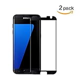 [2 PACK] Galaxy S7 Edge Screen Protector,Galaxy S7 Edge Tempered Glass,DeFitch Ultra HD Clear Anti-Bubble Glass Screen Protector for Samsung Galaxy S7 Edge