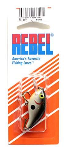 Rebel super teeny wee-r lure (tennessee shad, 1 1/2-inc…