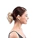 MERRYLIGHT Synthetic Scrunchy Scrunchie Hairpiece Ponytail Extensions Donut Hair Bun Hairpieces (Ash Blonde-M24/88)
