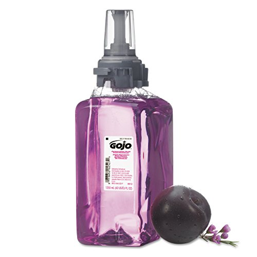 GOJO 881203CT Antibacterial Foam Handwash, Refill, Plum, 1250mL Refill (Case of 3)