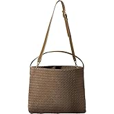 Slouchy Suede Woven Hobo Bags Women Trendy Suede Shoulder Bag Crossbody Satchel Crescent Purse Top Handle Tote Handbag (Pine Teal 01)