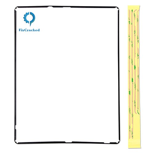 FixCracked-Screen-replacement-for-iPad-2-Front-Touch-Digitizer-Assembly-Replacement-include-Home-Button-Camera-Holder-Adhesive-pre-installedMiddle-Frame-BezelWIFI-Antenna-Cable-Black