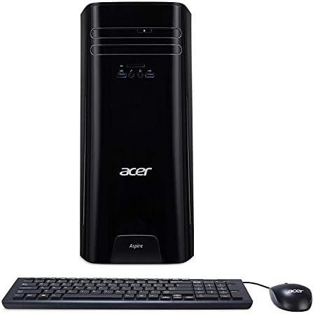 2019 Acer Aspire Premium Flagship Gaming Desktop Computer, Intel Quad-Core i5-7400 Up to 3.5GHz, 8GB DDR4, 2TB HDD, GeForce GTX 1050 Ti 4GB GDDR5, DVDRW, 802.11AC Wifi, Bluetooth 4.0, HDMI, Windows 10