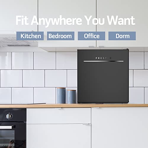Frestec 1.7 Cu.Ft Mini Fridge for Bedroom, Mini Refrigerator with