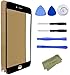HJ Wireless iPhone 6 Plus/6s Plus Broken Screen Replacement Repair Kit including Replacement Glass/Tools/Adhesive Sticker Tape/Microfiber Cleaning Cloth/Lens (Black)