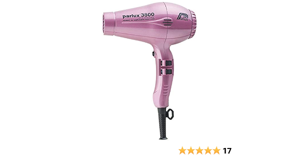Parlux – 3800 ionic secador de pelo de y rosa de cerámica : Belleza y  Cuidado Personal - Amazon.com