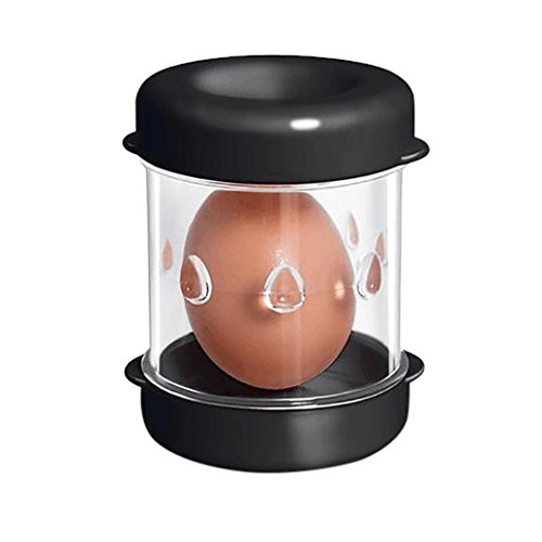 Nacome Boiled Egg Peeler,Egg Shell Peeling Little Botter Shucker Home Kitchen Tool (Black) - Thumbnail 3